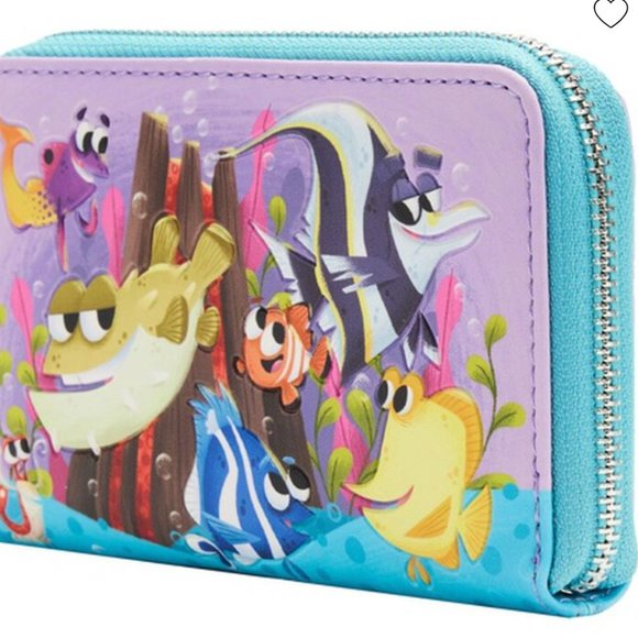 Loungefly Disney PIXAR Finding Nemo Fish Tank Zip Around Wallet NWT.  FIRM PRICE - Picture 2 of 4
